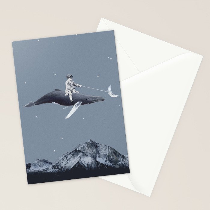 Aim for the moon Stationery Card Gallery Image 2
