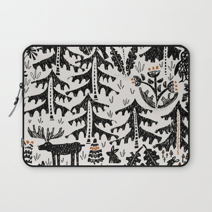 Black Forest light Laptop Sleeve Gallery Image 1