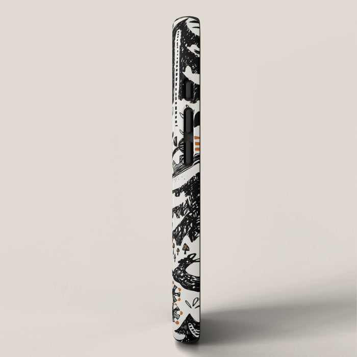 Black Forest light iPhone Case Gallery Image 2