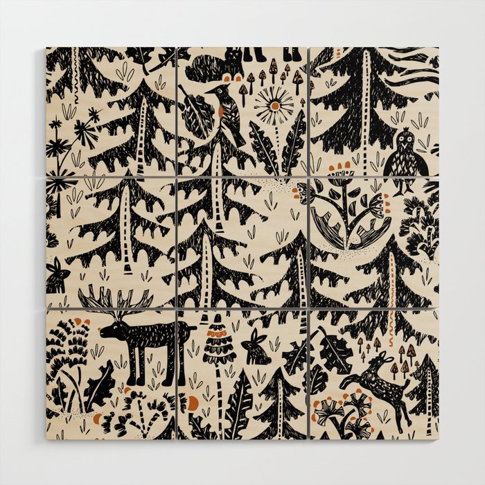 Black Forest light Wood Wall Art Gallery Image 1