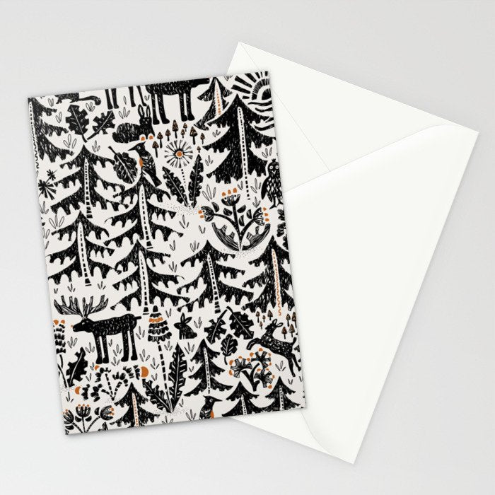 Black Forest light Stationery Card Gallery Image 2