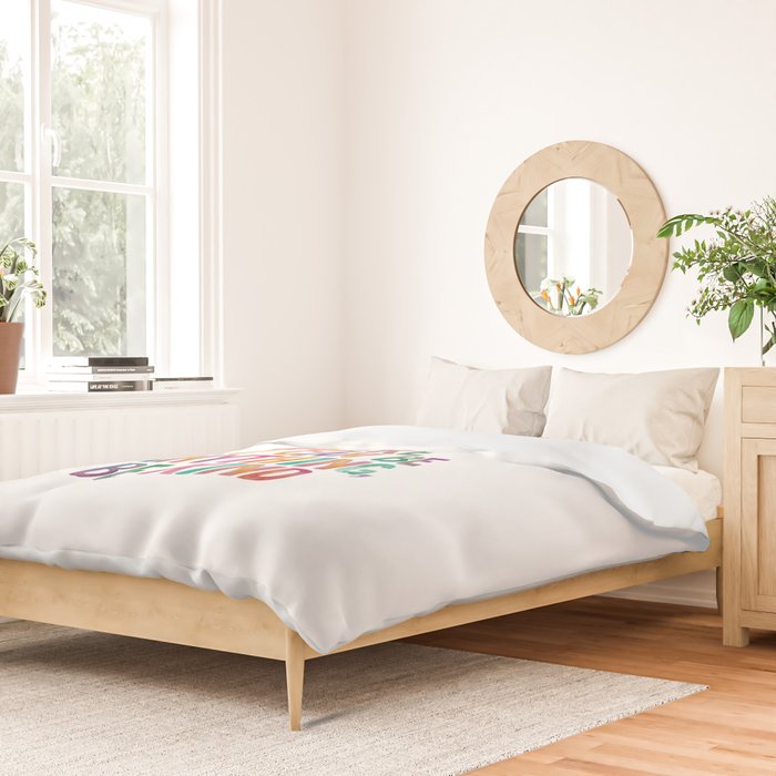 In a World Where You Can Be Anything Be Kind Duvet Cover Gallery Image 2