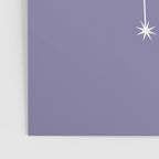 Gemini Zodiac Star Constellation Line Art Lavender Purple Poster Gallery Image 3