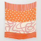 Peach Pattern Cake | PATTERN 08: The Retro Edition Wall Tapestry Gallery Image 4