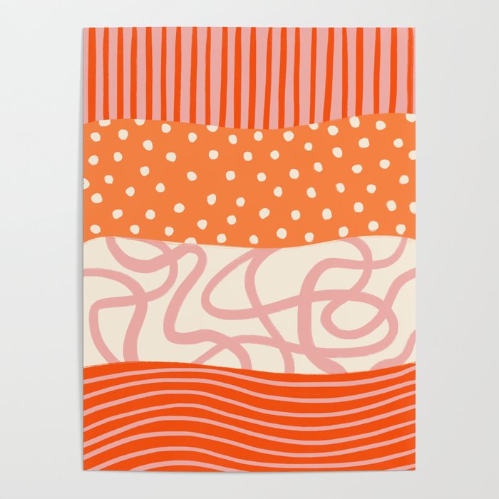 Peach Pattern Cake | PATTERN 08: The Retro Edition Poster Gallery Image 4
