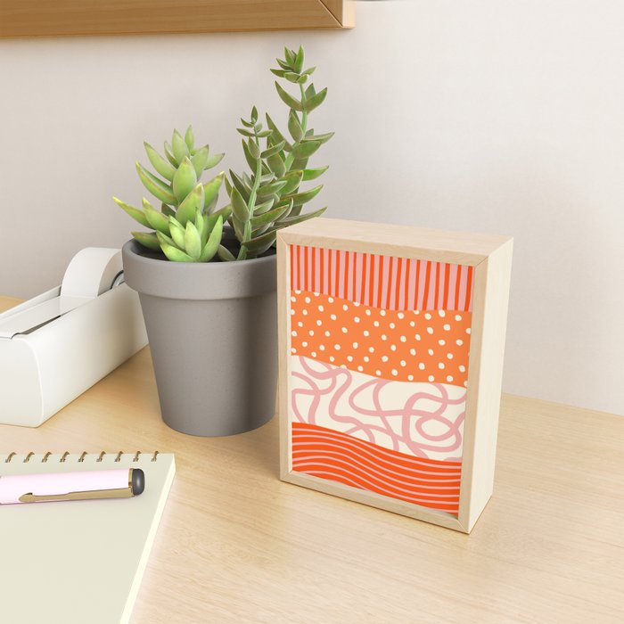 Peach Pattern Cake | PATTERN 08: The Retro Edition Mini Art Print Gallery Image 2