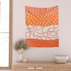 Peach Pattern Cake | PATTERN 08: The Retro Edition Wall Tapestry Gallery Image 2