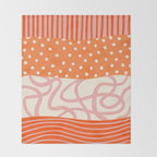 Peach Pattern Cake | PATTERN 08: The Retro Edition Throw Blanket Gallery Image 2