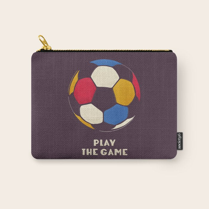 Play The Game  Carry All Pouch Gallery Image 1