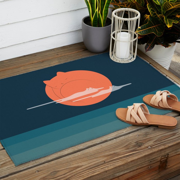 Cat Landscape 105 Outdoor Rug Gallery Image 2