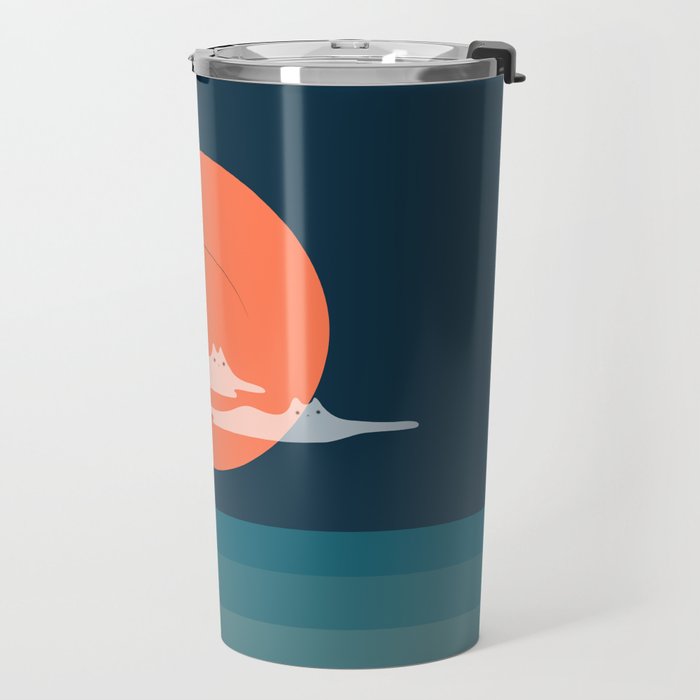 Cat Landscape 105 Travel Mug Gallery Image 2