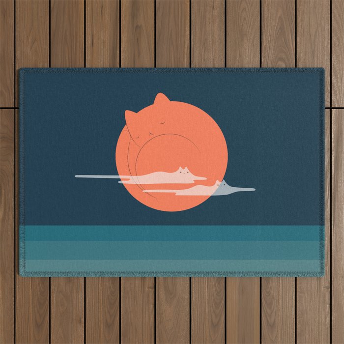 Cat Landscape 105 Outdoor Rug Gallery Image 1
