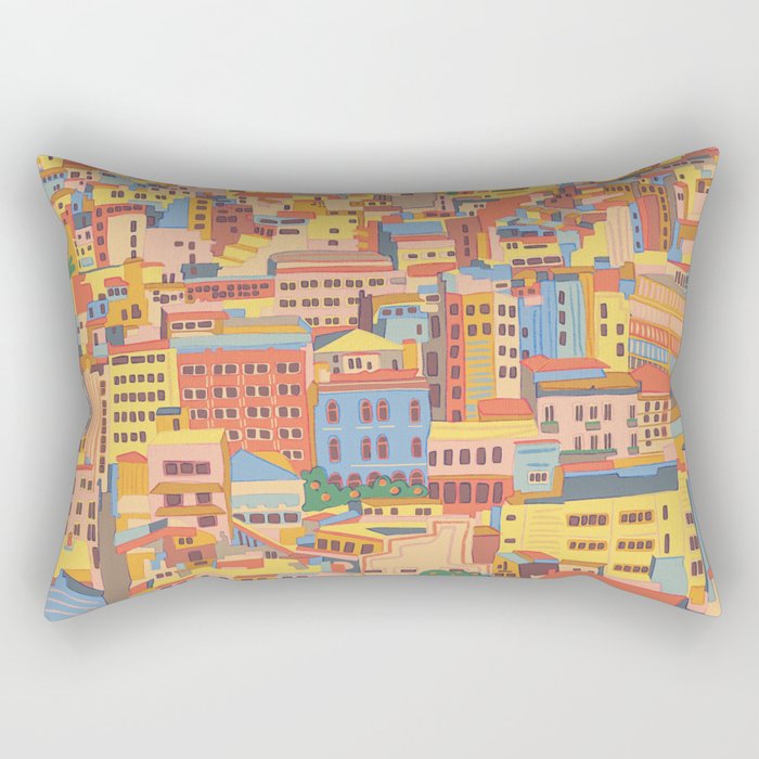 City of Athens Rectangular Pillow Gallery Image 1