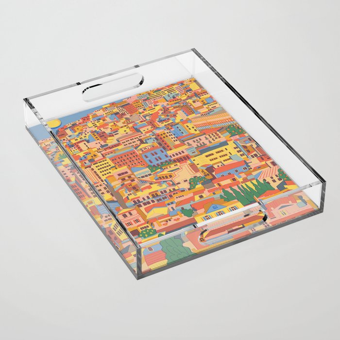 City of Athens Acrylic Tray Gallery Image 1