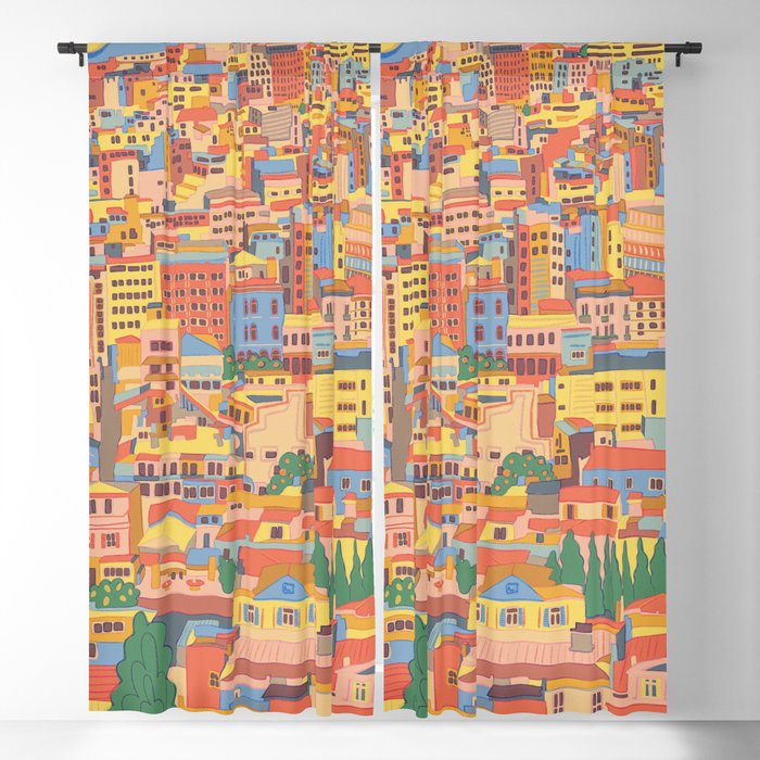 City of Athens Window Curtain Gallery Image 1