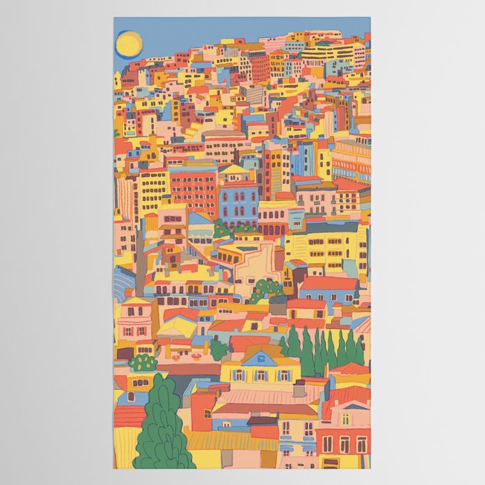 City of Athens Tablecloth Gallery Image 2