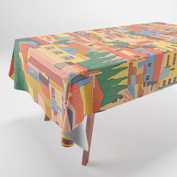 City of Athens Tablecloth Gallery Image 1