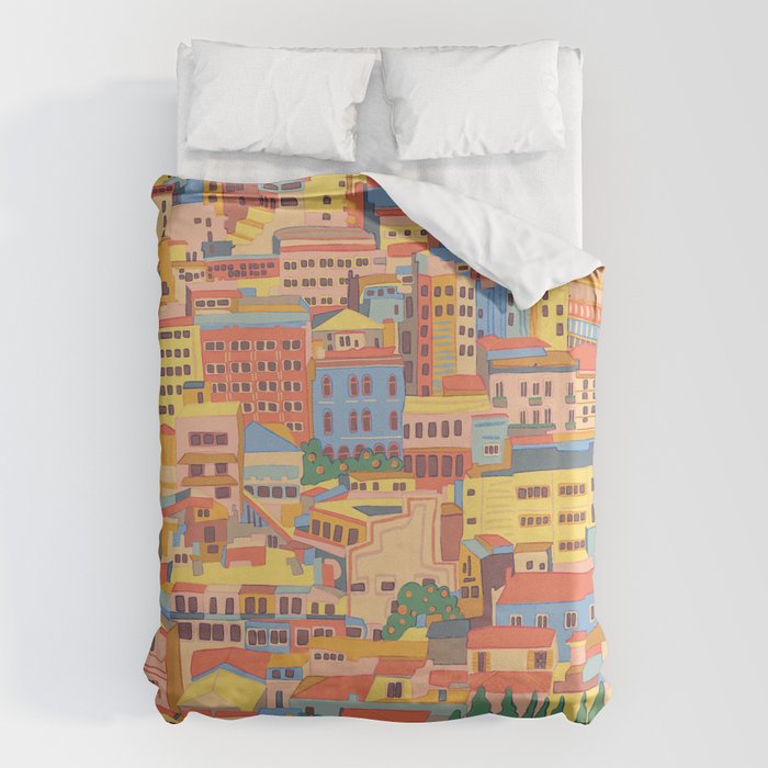 City of Athens Duvet Cover Gallery Image 1