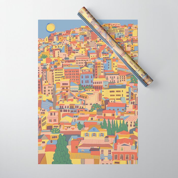 City of Athens Wrapping Paper Gallery Image 1