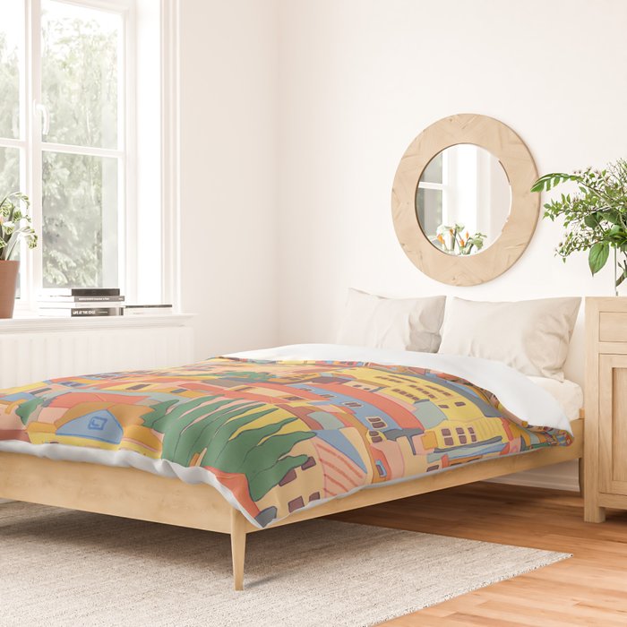 City of Athens Duvet Cover Gallery Image 2
