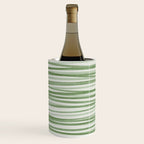 Green Stripes - Modern Abstract Style Wine Chiller Gallery Image 2