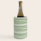 Green Stripes - Modern Abstract Style Wine Chiller Gallery Image 1