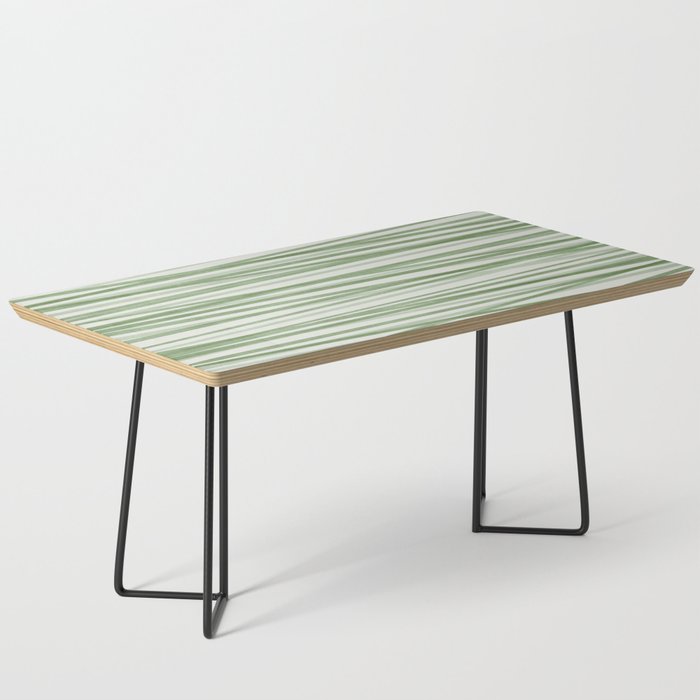 Green Stripes - Modern Abstract Style Coffee Table Gallery Image 1