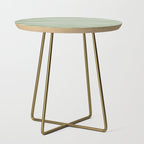 Green Stripes - Modern Abstract Style Side Table Gallery Image 1