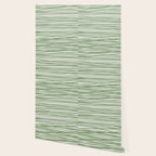 Green Stripes - Modern Abstract Style Wallpaper Gallery Image 2
