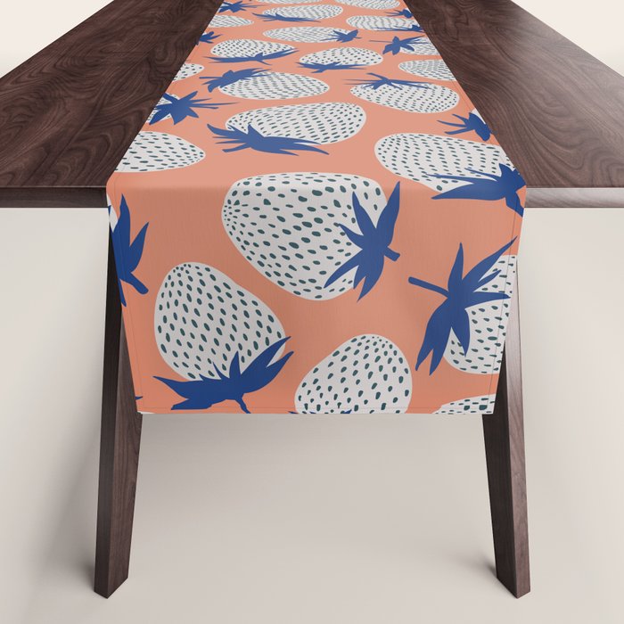 Inky Strawberries Table Runner Gallery Image 1