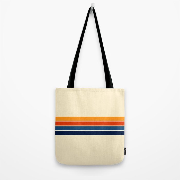 Classic Retro Stripes II Tote Bag Gallery Image 2