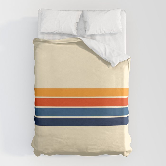 Classic Retro Stripes II Duvet Cover Gallery Image 6