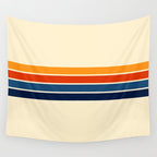 Classic Retro Stripes II Wall Tapestry Gallery Image 4