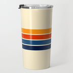 Classic Retro Stripes II Travel Mug Gallery Image 3
