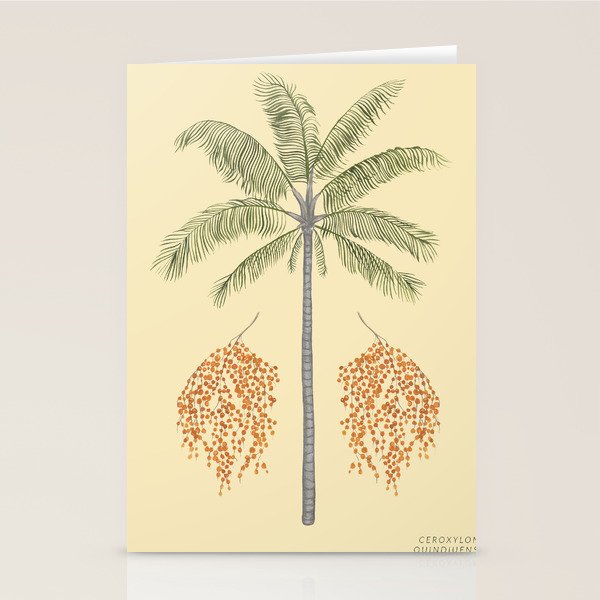 Wax Palm Stationery Card Gallery Image 2