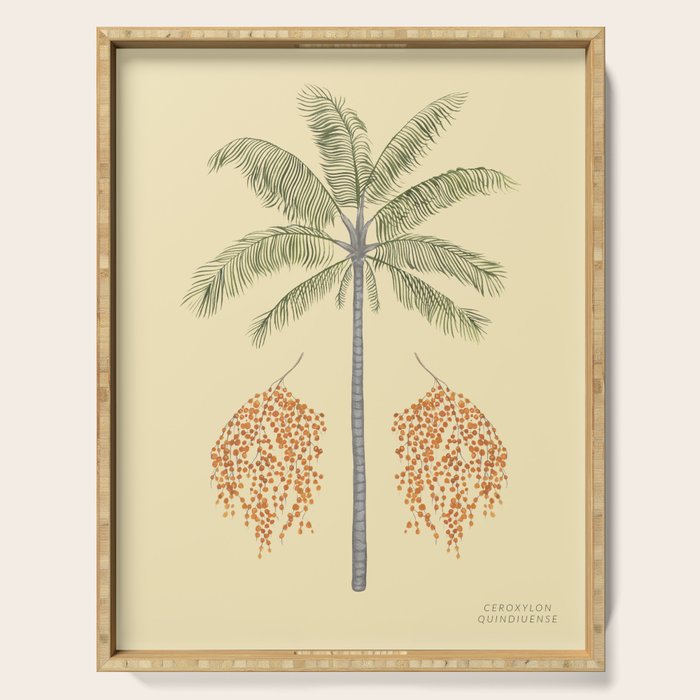 Wax Palm Serving Tray Gallery Image 1