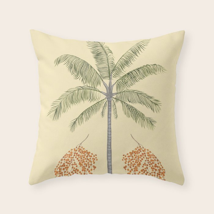 Wax Palm Throw Pillow Gallery Image 6