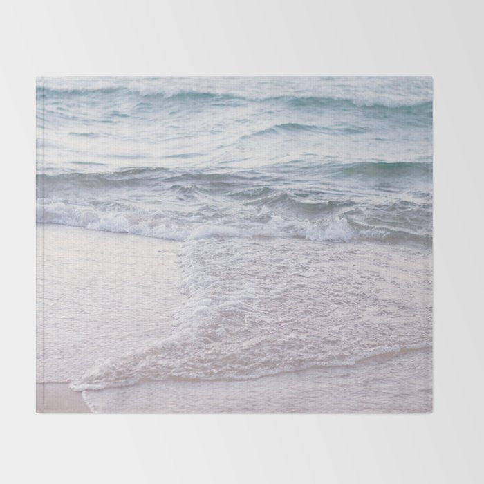 Watching the Waves Throw Blanket Gallery Image 2