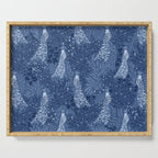 Midnight Peacock Serving Tray Gallery Image 1