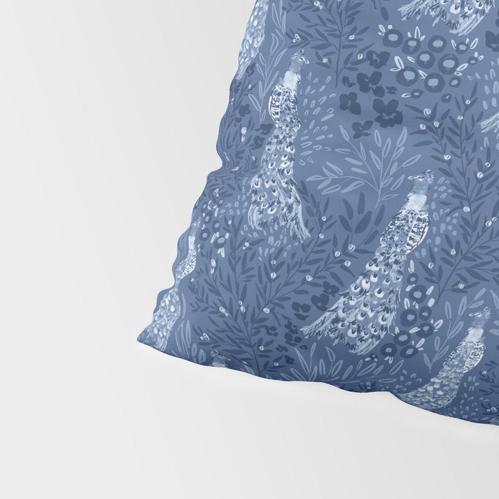 Midnight Peacock Pillow Sham Gallery Image 4