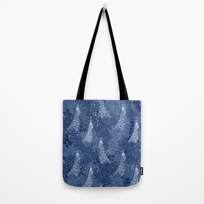 Midnight Peacock Tote Bag Gallery Image 2
