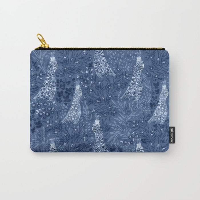 Midnight Peacock Carry All Pouch Gallery Image 1