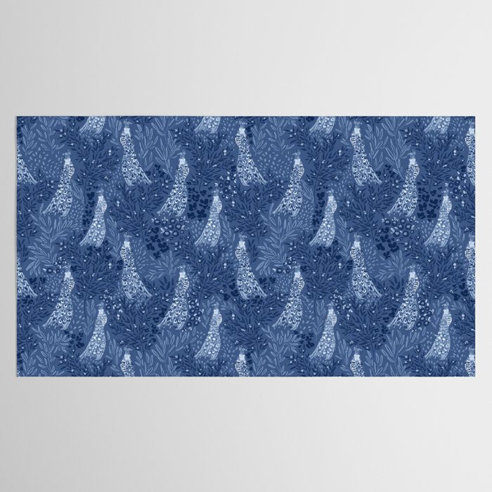 Midnight Peacock Tablecloth Gallery Image 2