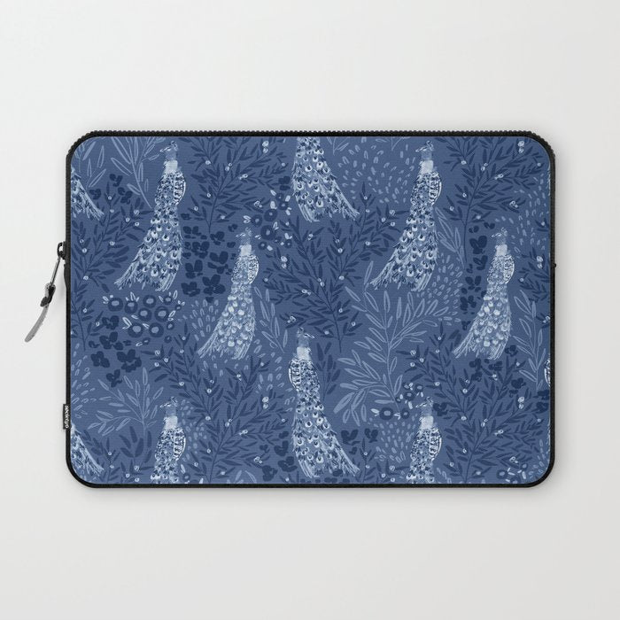 Midnight Peacock Laptop Sleeve Gallery Image 1