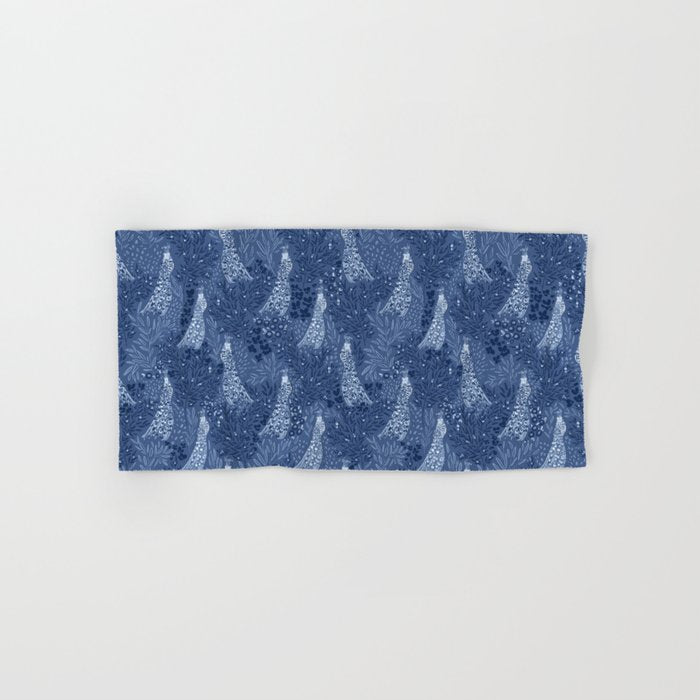 Midnight Peacock Bath Towel Gallery Image 1