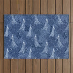 Midnight Peacock Outdoor Rug Gallery Image 1