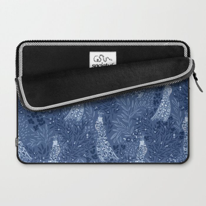 Midnight Peacock Laptop Sleeve Gallery Image 2