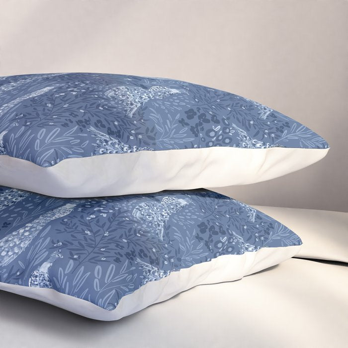 Midnight Peacock Pillow Sham Gallery Image 3