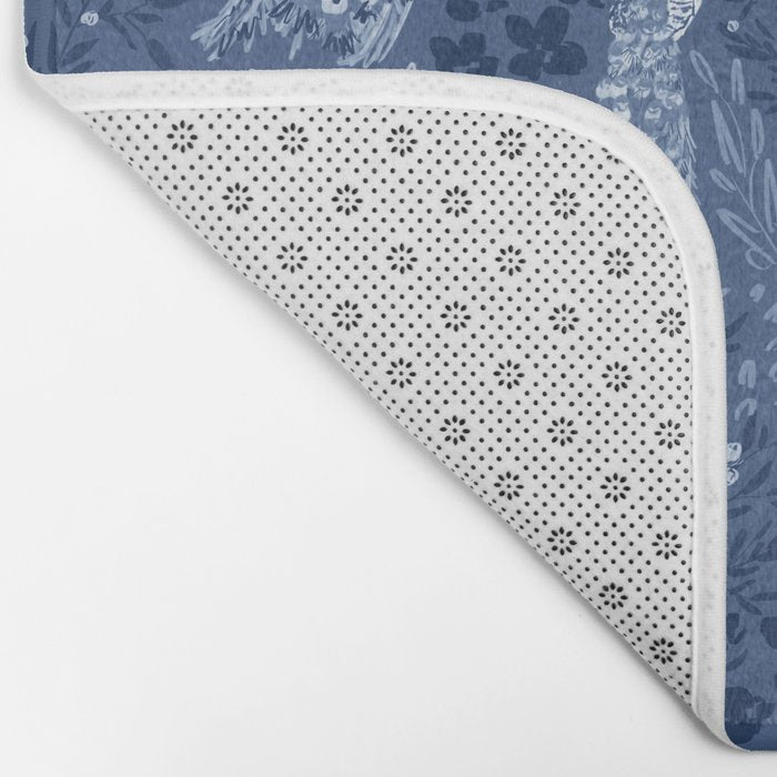 Midnight Peacock Bath Mat Gallery Image 2