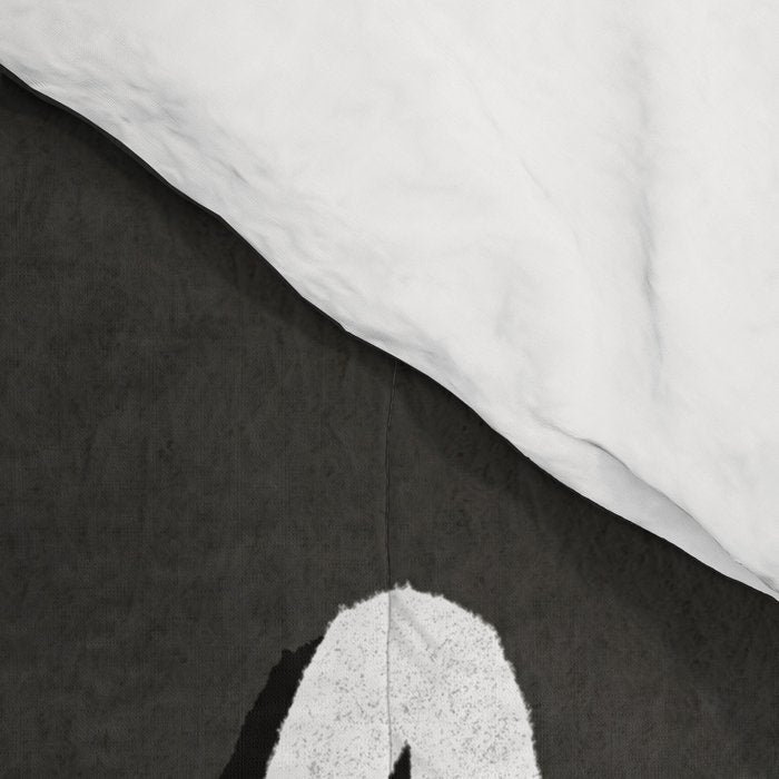 Be a Nice Human - White Type on Black Palette Comforter Gallery Image 4